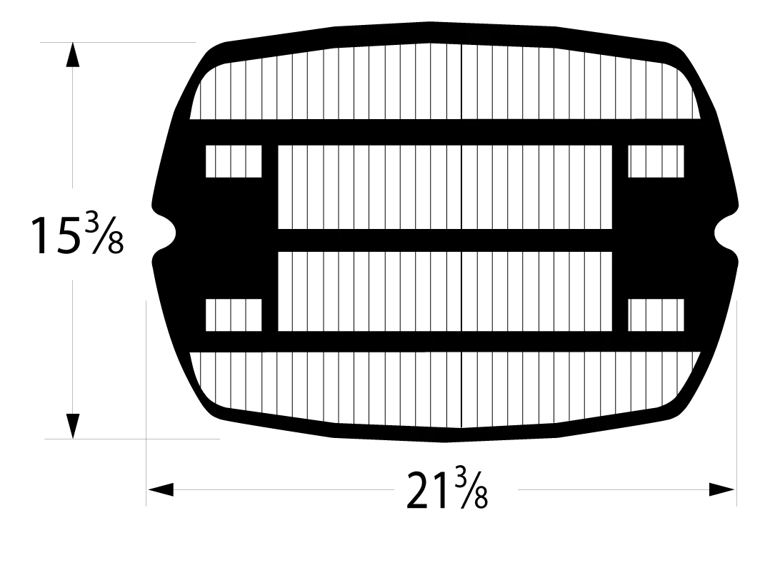 15 3/8 X 21 3/8, Weber Q220 Cast Iron Cooking Grid - 63821 4 15 3/8 X 21 3/8, Weber Q220 Cast Iron Cooking Grid - 63821 - Image 2