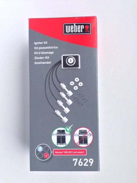Weber Genesis 330 (Knobs In Front) Ignitor Kit - 7629 3 Weber Genesis 330 (Knobs In Front) Ignitor Kit - 7629