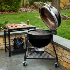 Weber Summit Kamado E6 Freestanding Charcoal Grill, 24-Inch (WEB-18201001) -Weber web 18201001 d 05 22