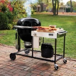 Weber Summit Kamado S6 Freestanding Charcoal Grill Center With Gas Ignition, 24-Inch (WEB-18501101) -Weber web 18501101 c 05 22