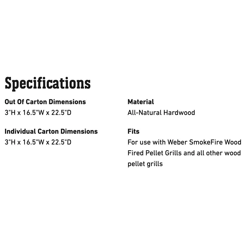 Weber All-Natural Hardwood Pellets, GrillMaster Blend, 20lb (WEB-190001) 4 Weber All-Natural Hardwood Pellets, GrillMaster Blend, 20lb (WEB-190001) - Image 2