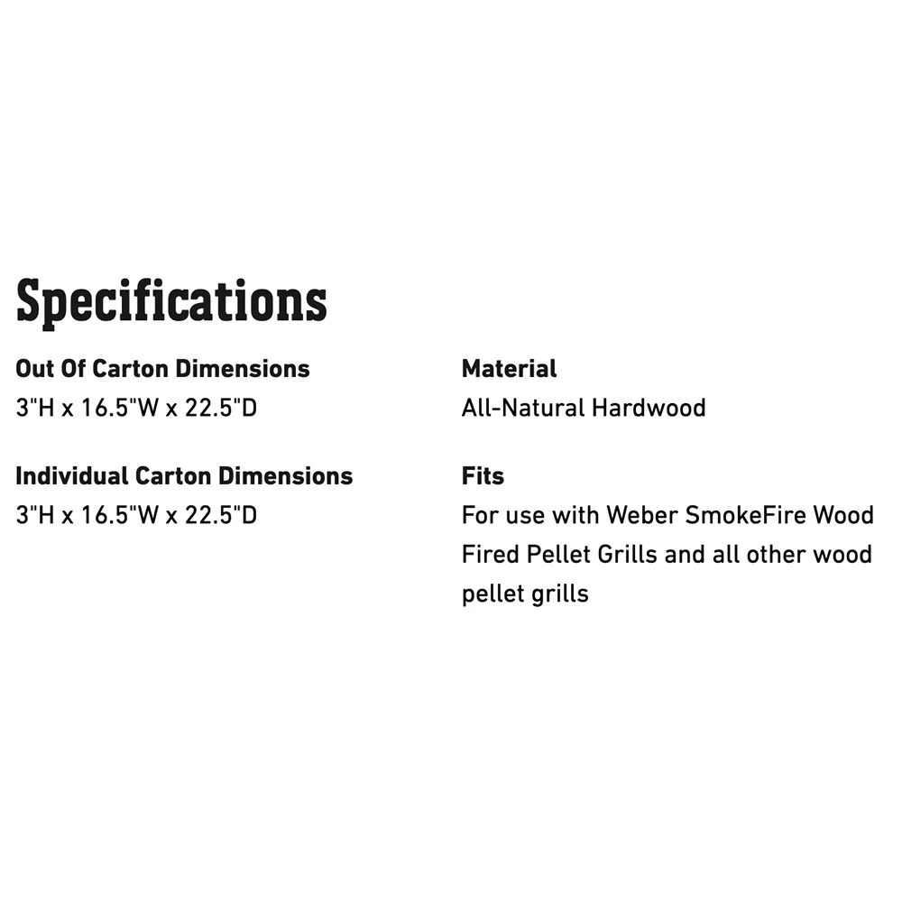 Weber All-Natural Hardwood Pellets, Cherry, 20lb (WEB-190005) 4 Weber All-Natural Hardwood Pellets, Cherry, 20lb (WEB-190005) - Image 2