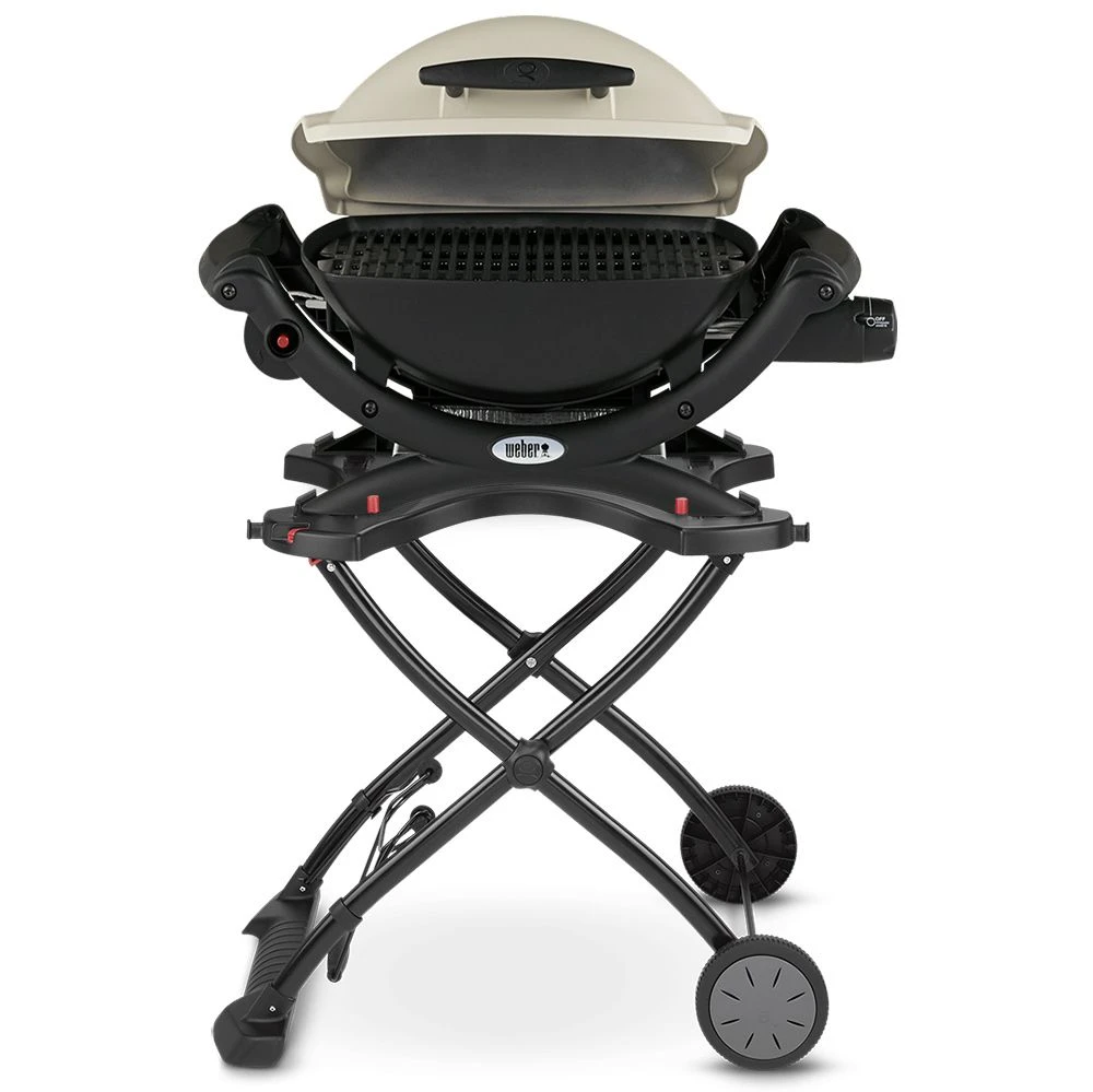 Weber Q1000 Portable Propane Gas Grill On Scissor Cart (WEB-50060001-WEB-6557) 4 Weber Q1000 Portable Propane Gas Grill On Scissor Cart (WEB-50060001-WEB-6557) - Image 2