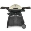 Weber Q2000 Portable Propane Gas Grill With Side Tables On Q Cart (WEB-53060001-WEB-6525) -Weber web 54060001 web 6525 a 05 22