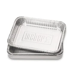 Weber Aluminum Drip Pans, 10pk, 8.6x6-Inch (WEB-6415)