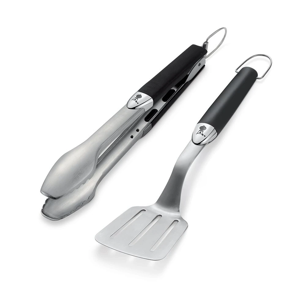 Weber Small Grill Tongs And Spatula Set (WEB-6645) 3 Weber Small Grill Tongs And Spatula Set (WEB-6645)