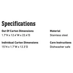 Weber Stainless Steel Pizza Paddle (WEB-6691) -Weber web 6691 spec a 05 22