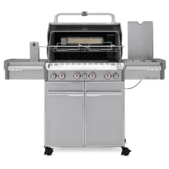 Weber Summit 4-Burner Freestanding Gas Grill With Rotisserie, Sear Station And Side Burner (WEB-E-S-470) -Weber web 7170001 d 05 22