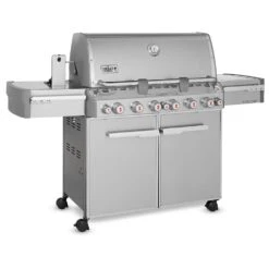 Weber Summit 6-Burner Freestanding Gas Grill With Rotisserie, Sear Station And Side Burner (WEB-E-S-670) -Weber web 7370001 c 05 22