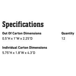 Weber RapidFire Fire Starters, 12pc (WEB-7480) -Weber web 7480 spec a 05 22