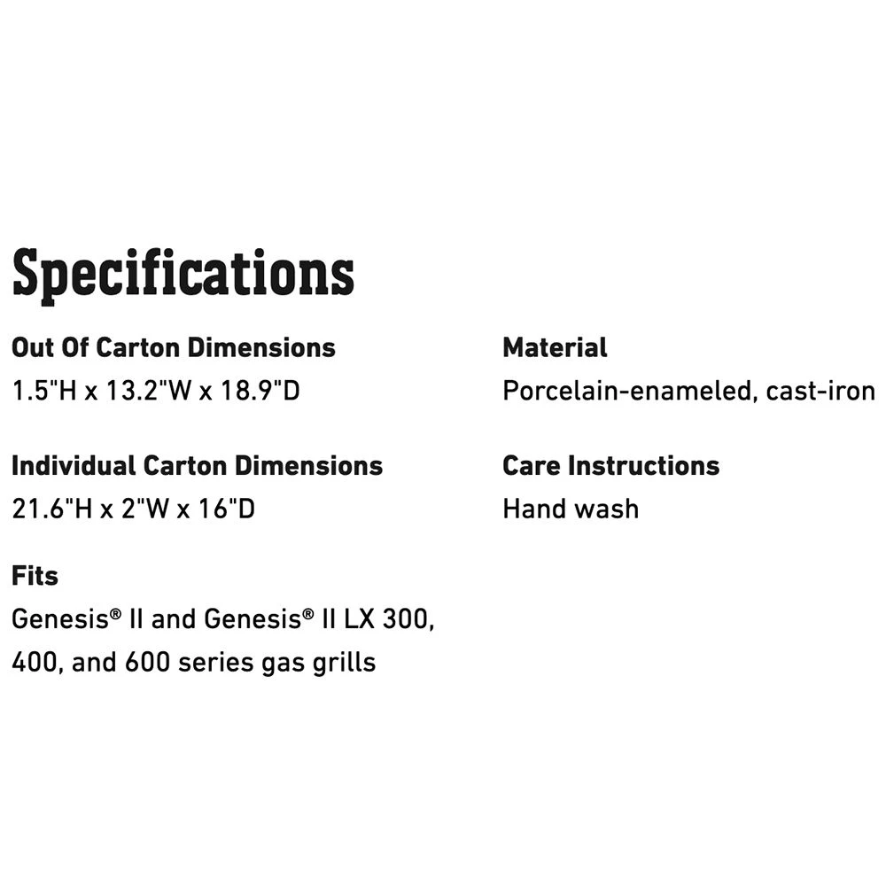 Weber Griddle For Genesis II 300, 400, And 600 Series Grills (WEB-7599) 4 Weber Griddle For Genesis II 300, 400, And 600 Series Grills (WEB-7599) - Image 2