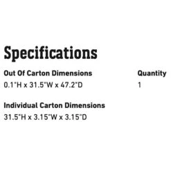 Weber Floor Protection Mat (WEB-7696) -Weber web 7696 spec a 05 22