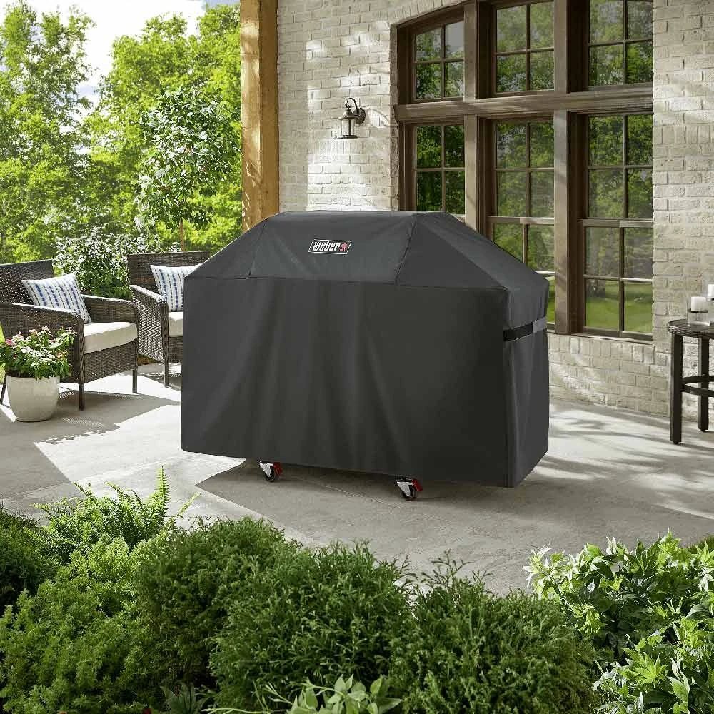 Weber Premium Grill Cover For Genesis 300 Series Grills (WEB-7757) 4 Weber Premium Grill Cover For Genesis 300 Series Grills (WEB-7757) - Image 2