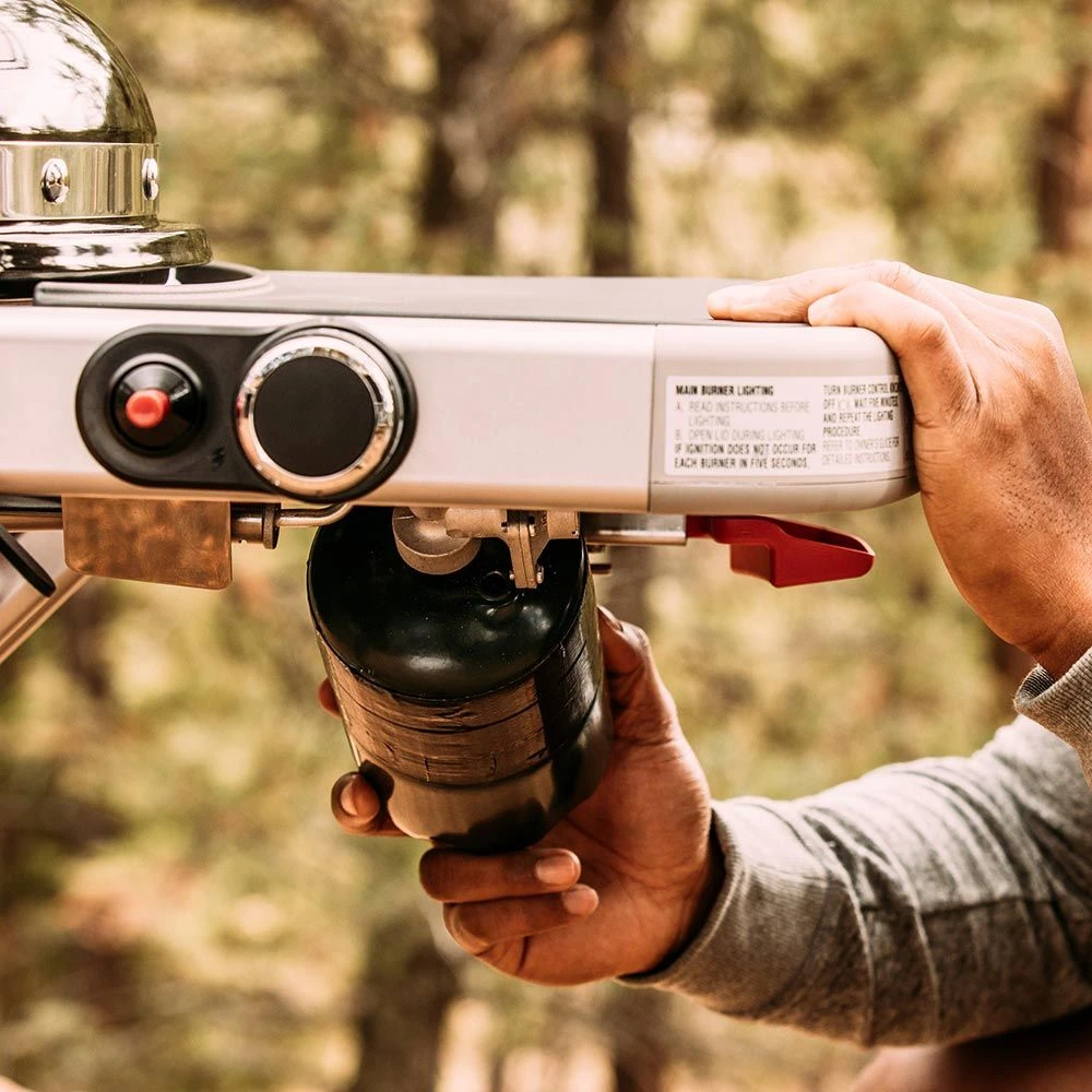 Weber Traveler Portable Propane Gas Grill With Side Table 8 Weber Traveler Portable Propane Gas Grill With Side Table - Image 6