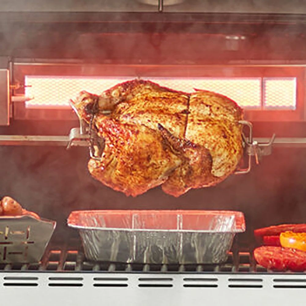 Weber Summit 4-Burner Built-In Gas Grill With Rotisserie, Sear Station And Access Doors (WEB-S-460) 5 Weber Summit 4-Burner Built-In Gas Grill With Rotisserie, Sear Station And Access Doors (WEB-S-460) - Image 3